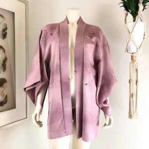 Vintage Haon Mid-Length Silk Kimono
